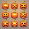 Салфетки Halloween pumpkins