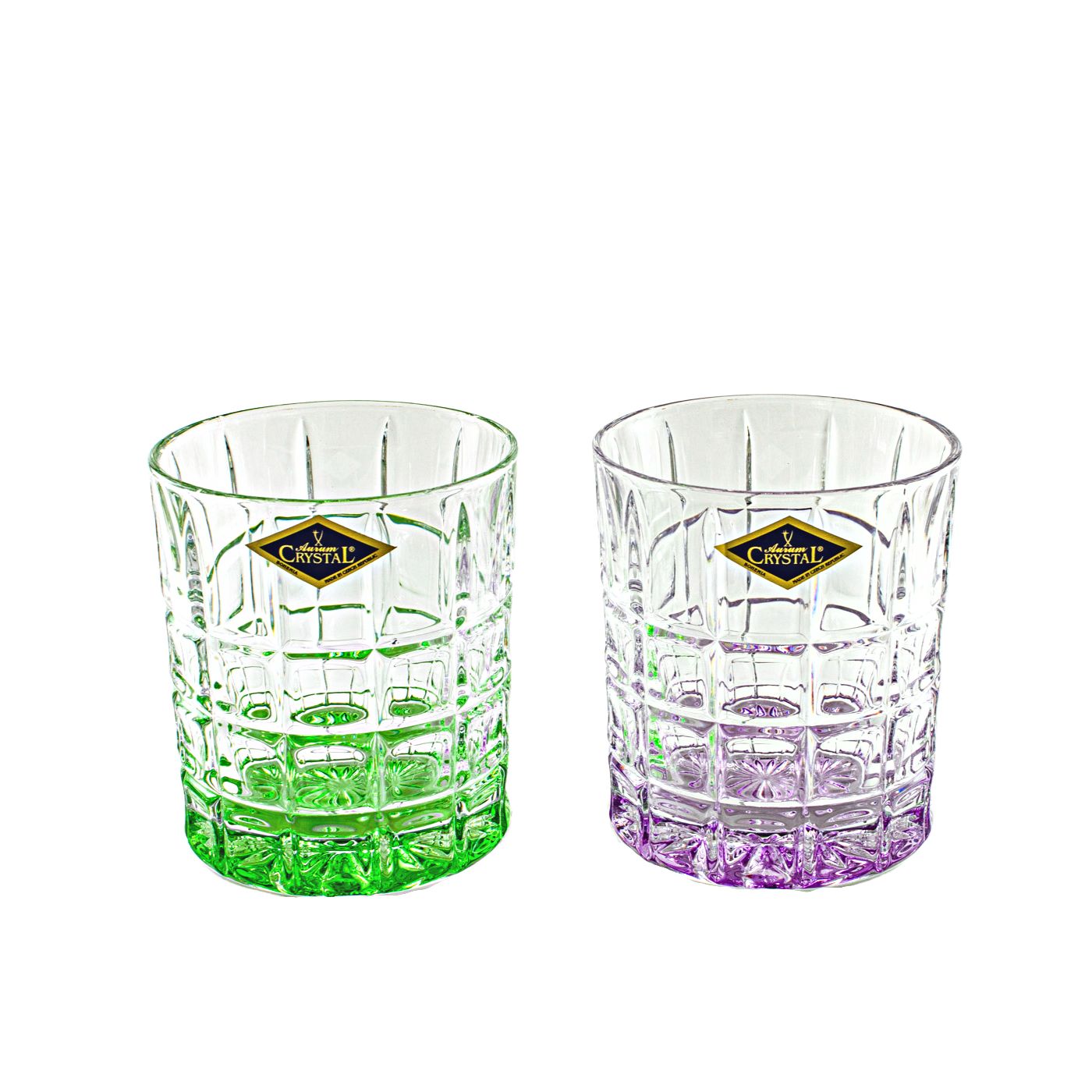 Чаши за уиски със цветни дъна Diplomat