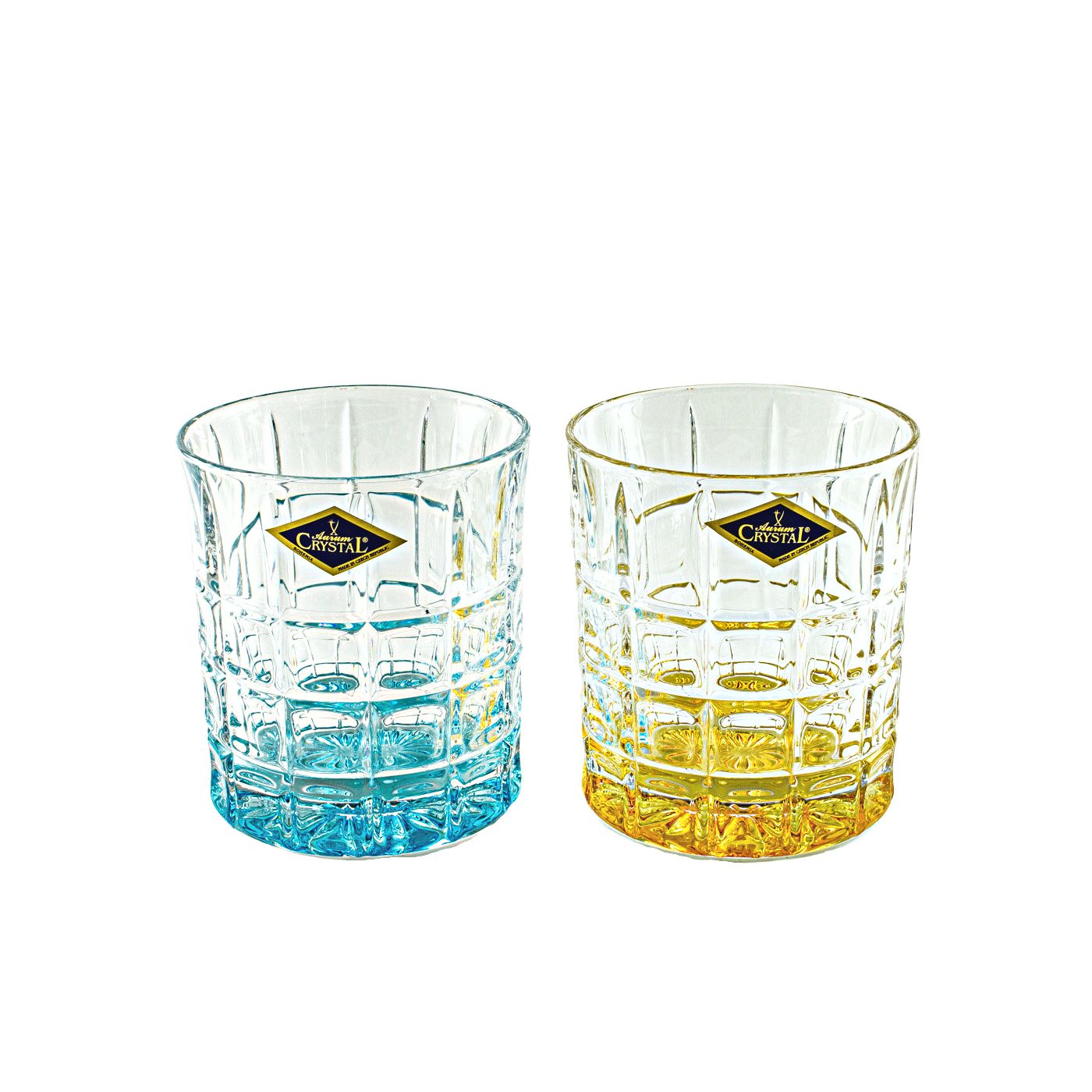 Чаши за уиски със цветни дъна Diplomat