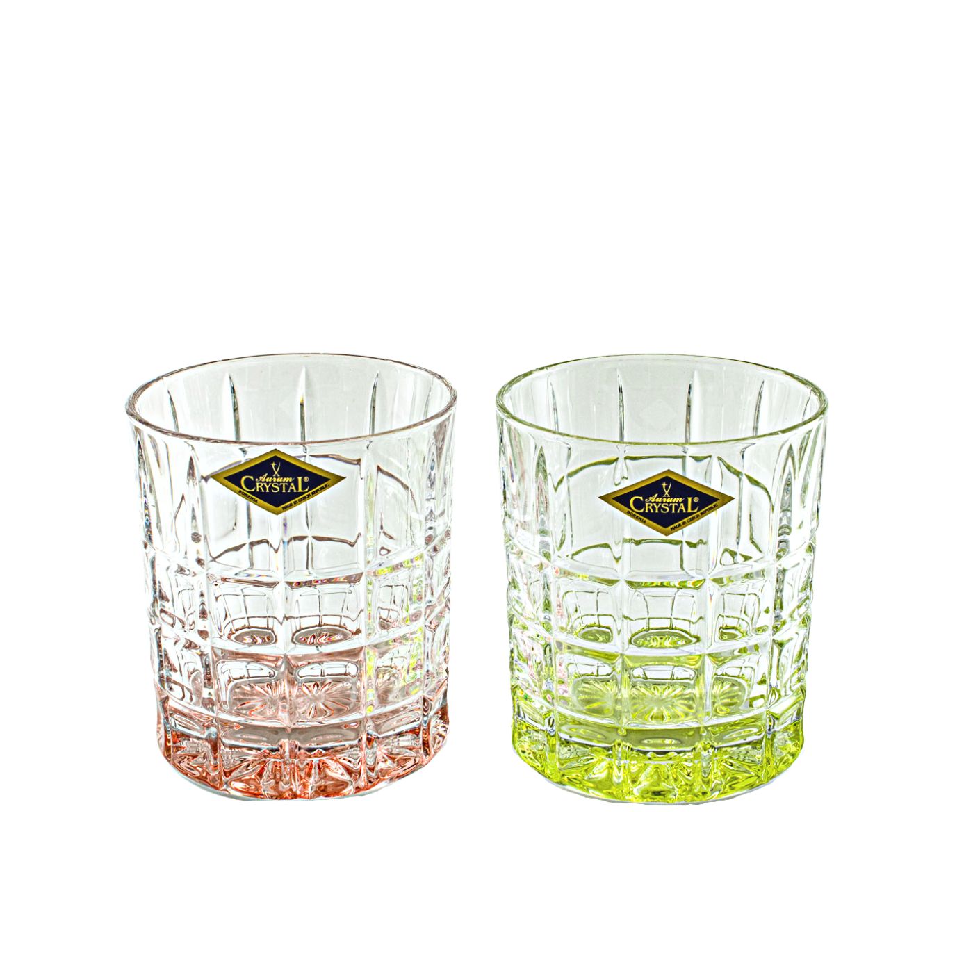 Чаши за уиски със цветни дъна Diplomat