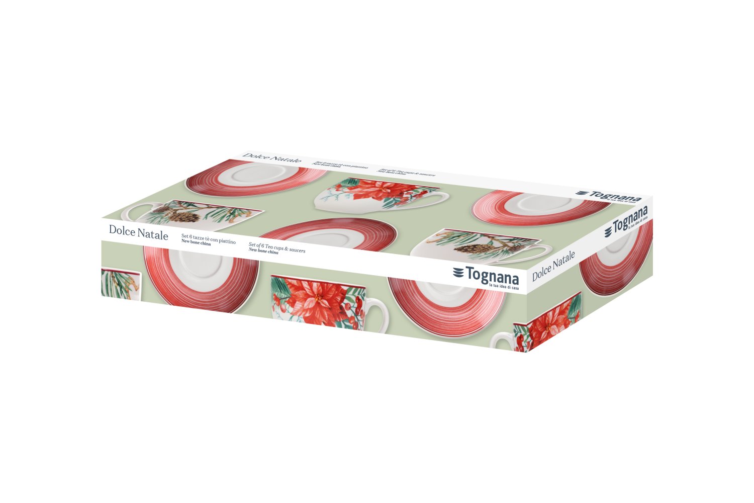 Сервиз за чай Коледна звезда