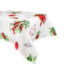Покривка панама десен Коледна звезда размер 140х240см