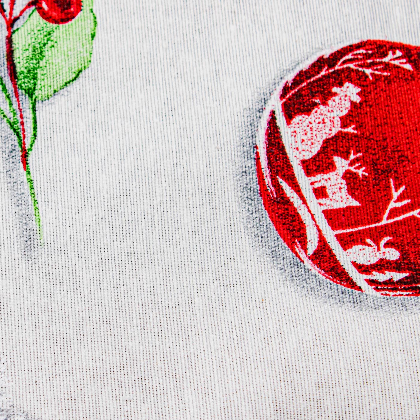 Покривка панама десен Коледна звезда размер 140х240см