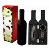 Аксесоари за вино иноксови от 3 части в кутия бутилка