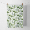 Домакинска кърпа Jungle leaves white