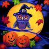 Салфетки Halloween owl 