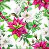 Салфетки Christmas florals