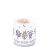 Свещ Lovely lavender white