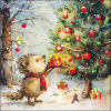 Салфетки Present for hedgehog