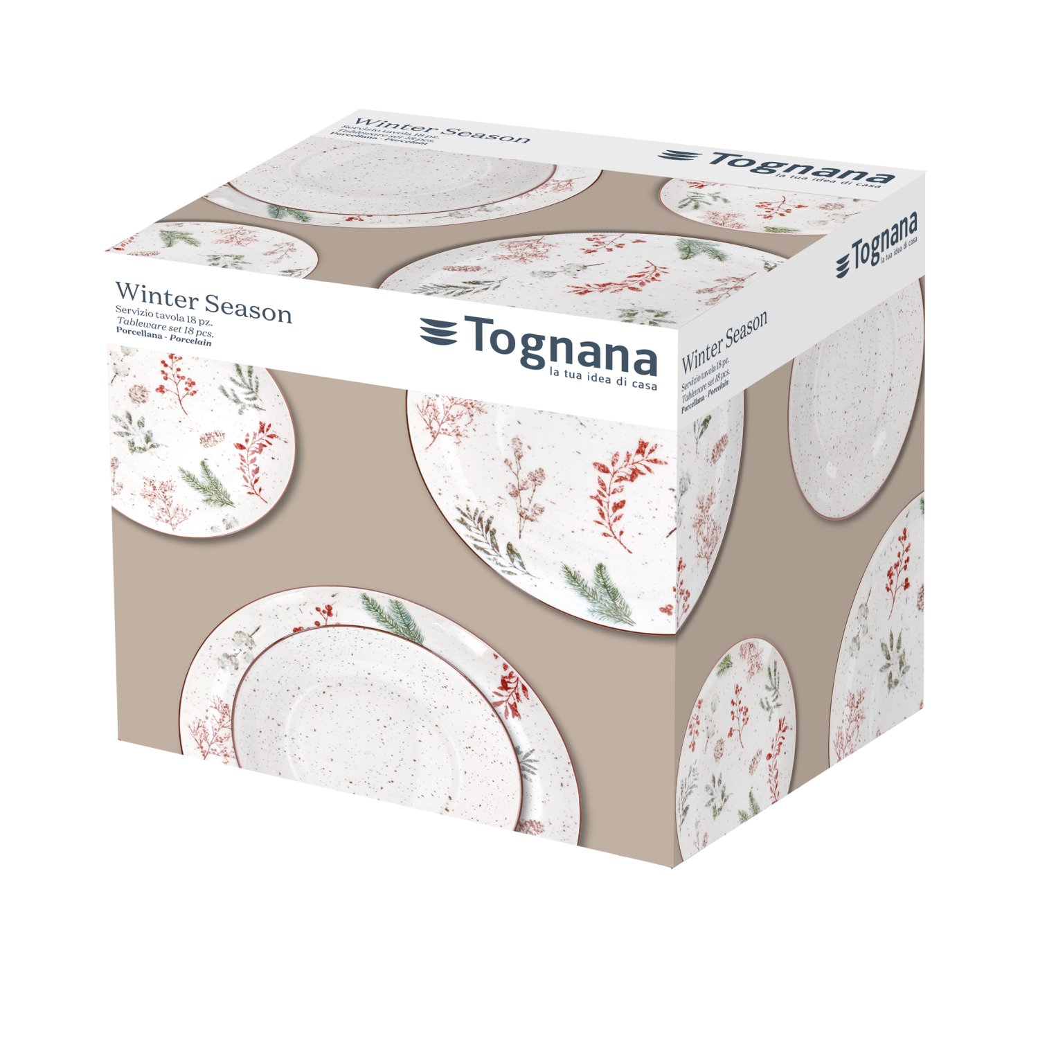 Сервиз за хранене 18 части Madison winter season