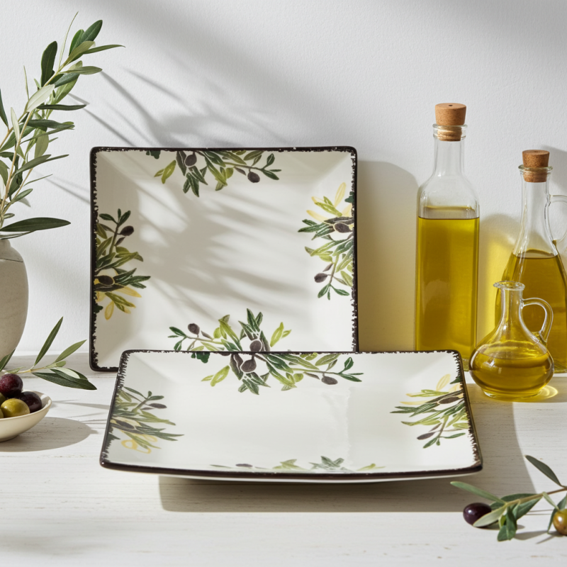 Плато квадрат Olive