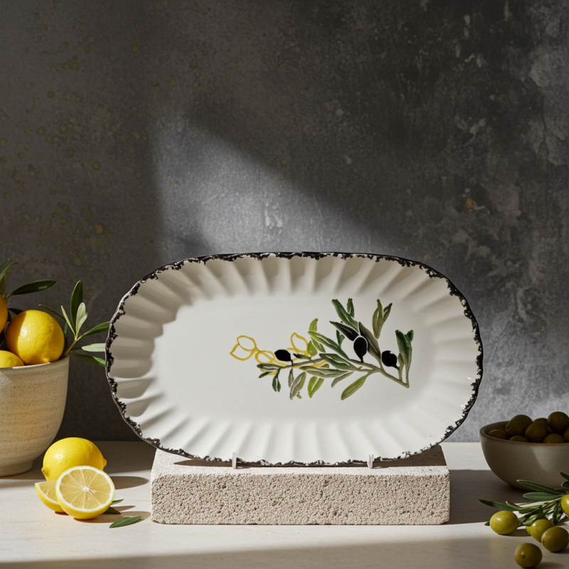 Плато овал Olive