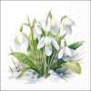 Салфетки Blooming snowdrops FSC Mix