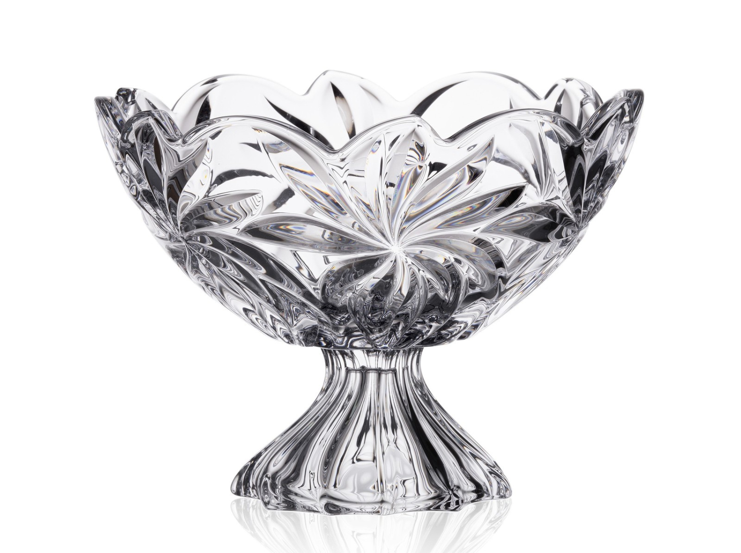 Кристална купа Flora  на стол