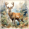 Салфетки Deer in the woods