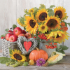 Салфетки Autumn harvest basket
